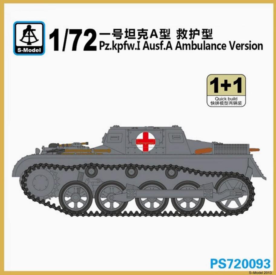S-Model PS720093 1/72 Pz.Kpfw.I Ausf.A Ambulance Version