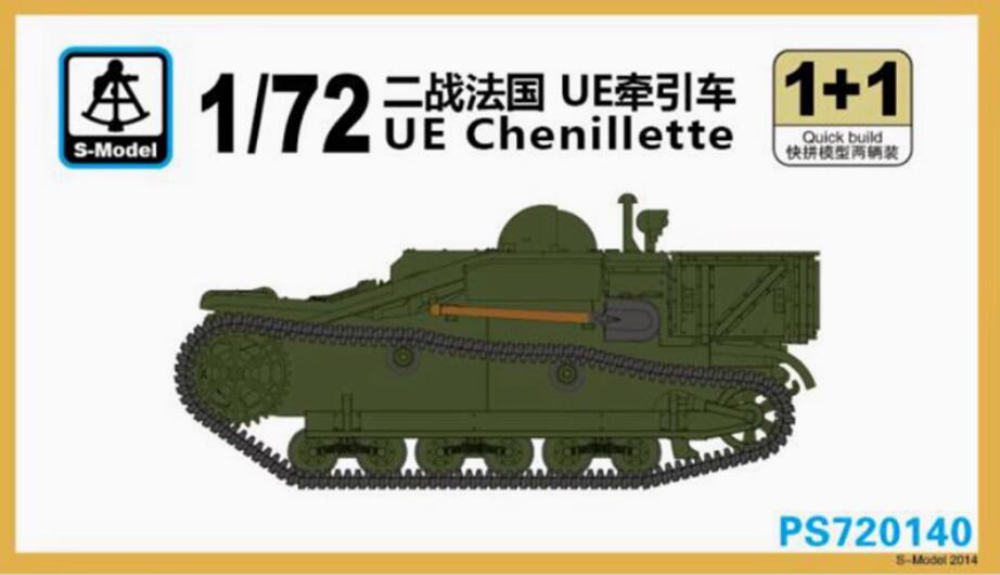 S-Model 1/72 720140 WWII French UE Chenillette (2 Vehicles in Box)