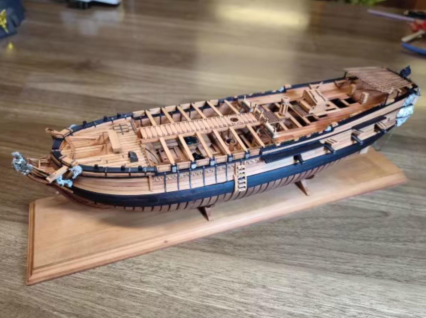 FULL RIB POF sailboat 1:96 La Salamandre full interior wood ship kit