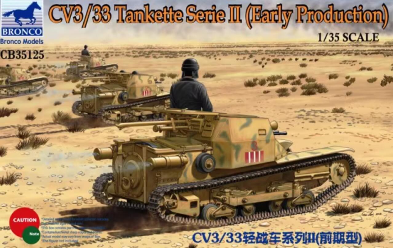 BRONCO CB35125 1/35 CV3/33 Tankette Serie II (Early Production)