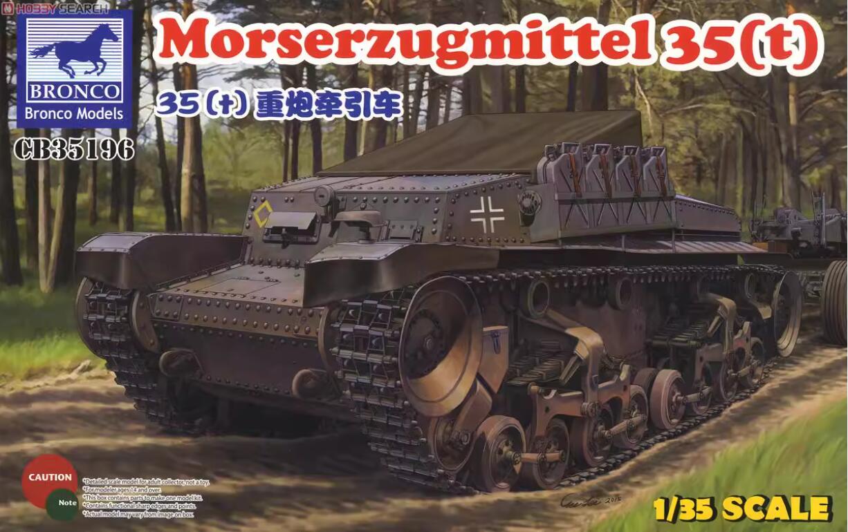Bronco Cb35196 - 1/35 WWII German Mortar Tractor 35(T)