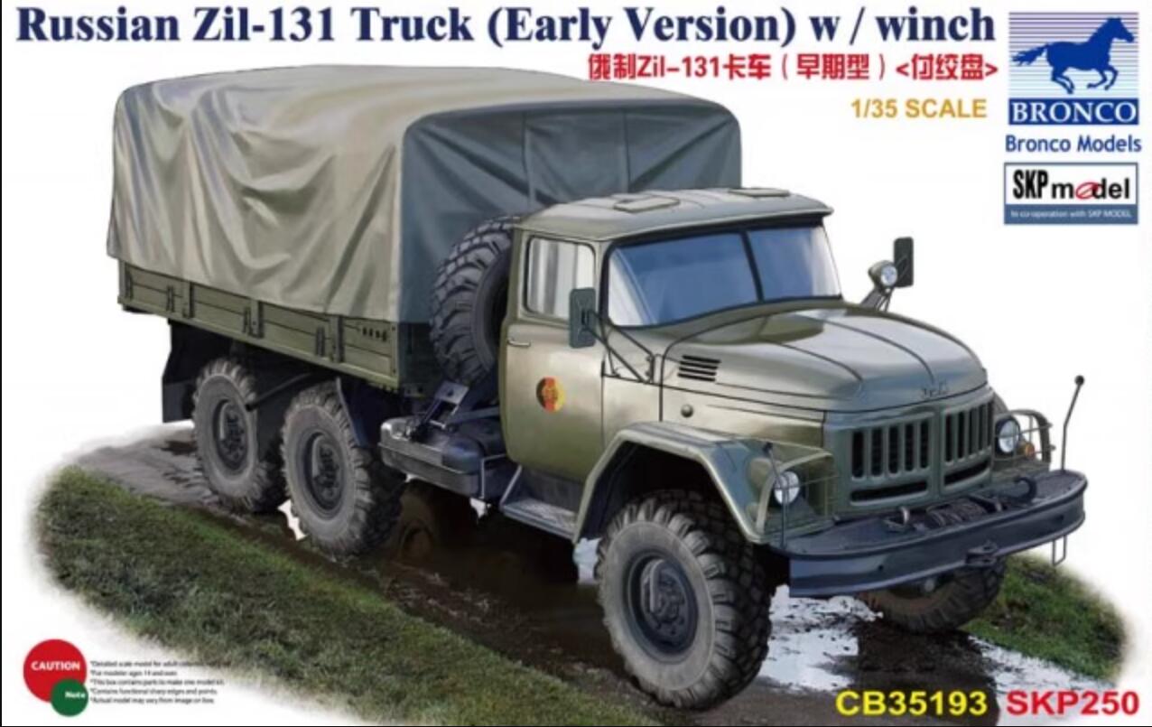 Bronco CB35193 1/35 Russian Zil-131 Truck Early Version