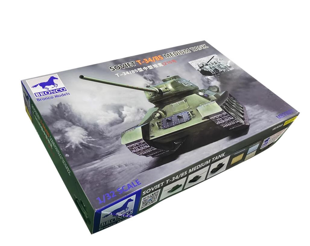 Bronco 1/32 MB32001 SOVIET T-34/85 MEDIUM TANK PEOPLE HERO TANKS