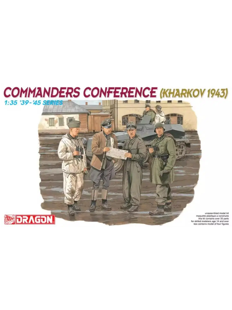 Dragon 6144 1/35 Commanders Conference Kharkov 1943