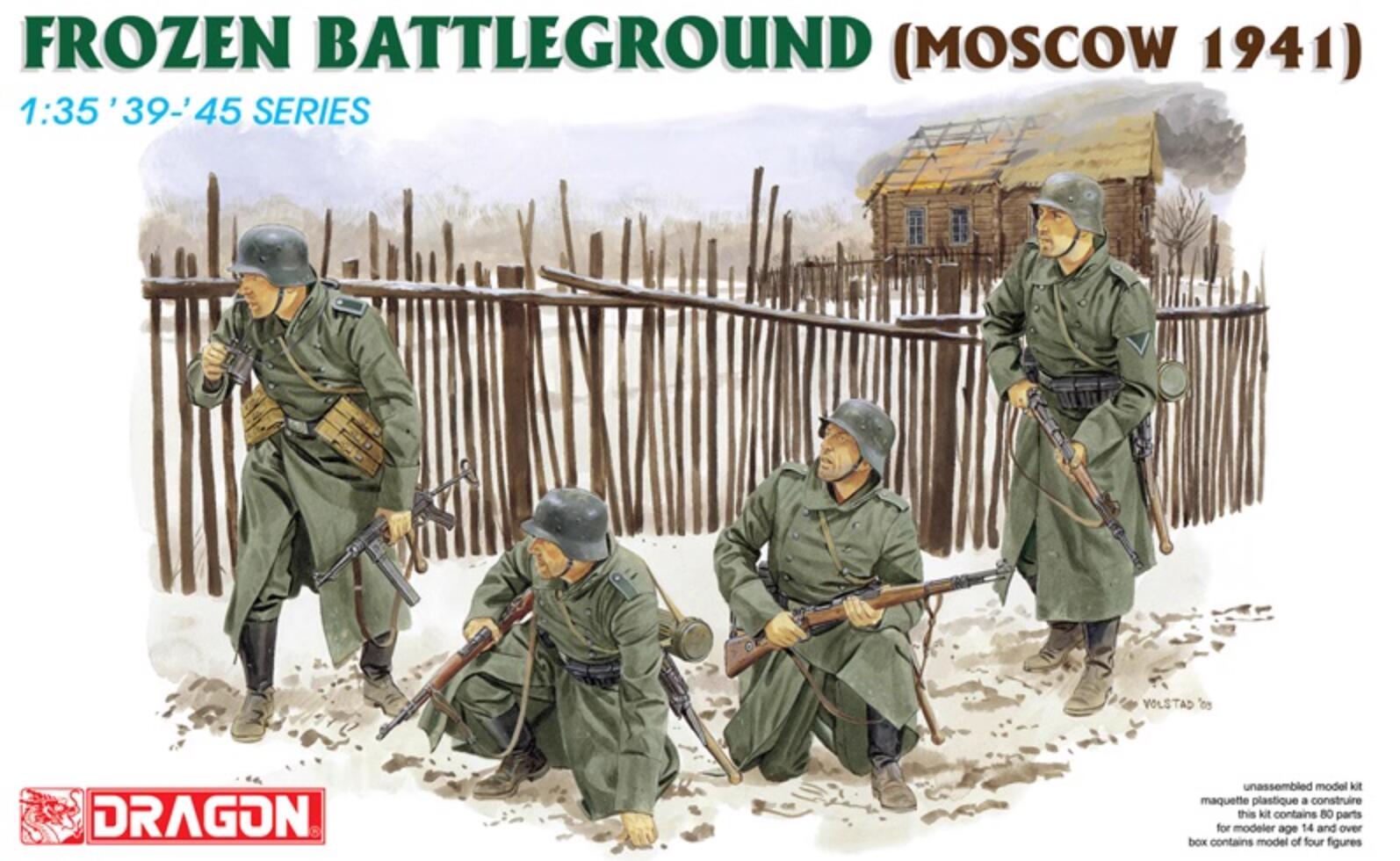 DRAGON 6190 1:35 SCALE FROZEN BATTLEGROUND (MOSCOW 1941) MODEL FIGURE KIT