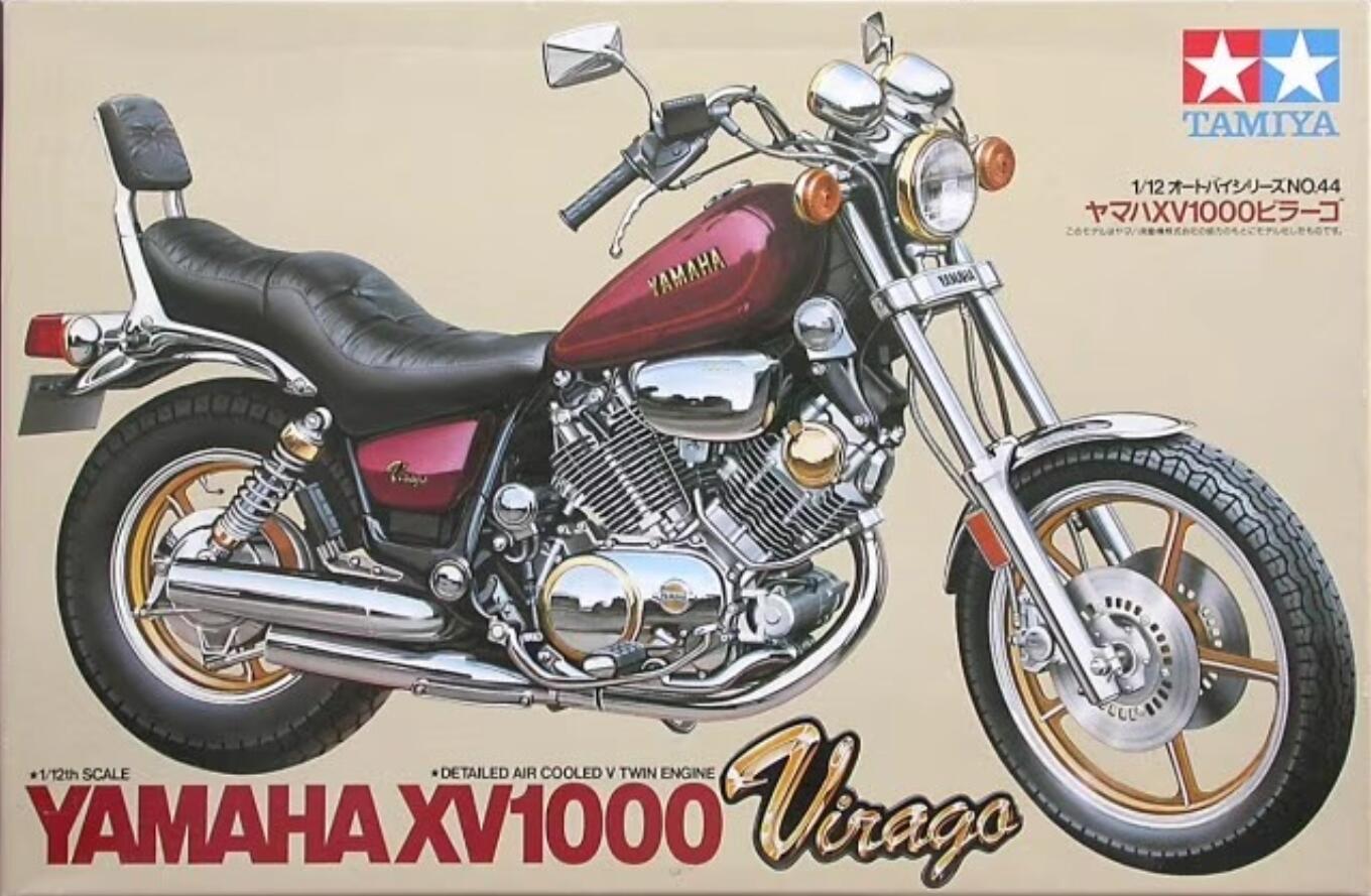 Tamiya 14044 1/12 Scale Model Motorcycle Kit Yamaha Virago XV1000