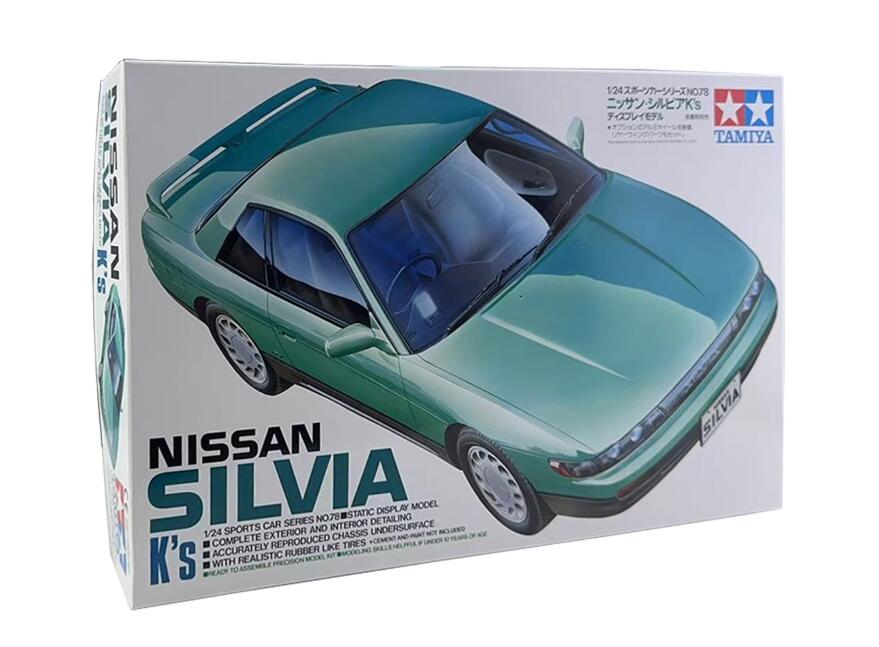 Tamiya 24078 1/24 Scale Model Car Kit Nissan Silvia S13 K's Series