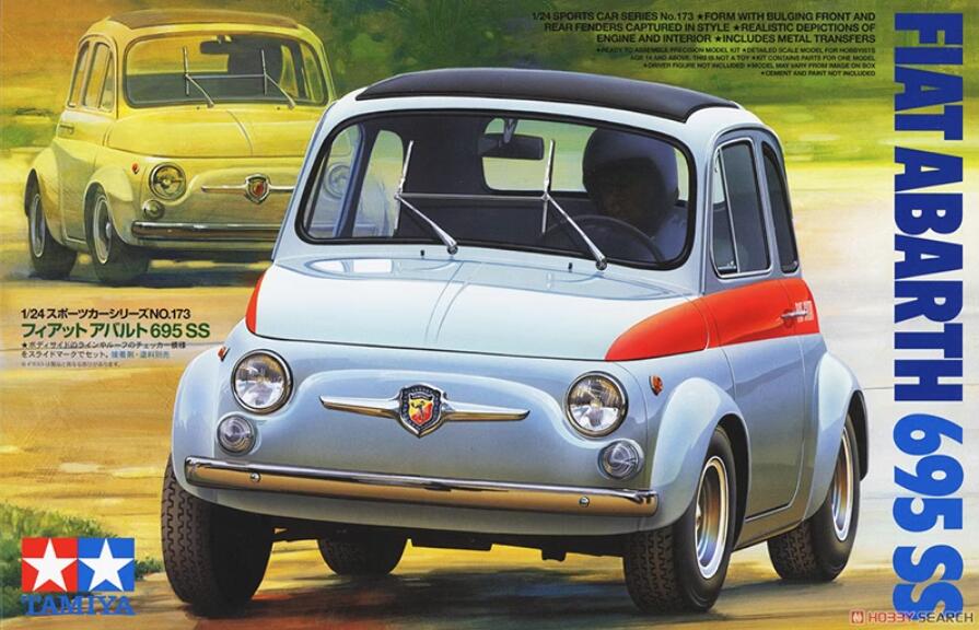 Tamiya 24173 1/24 Scale Model Sports Car Kit Fiat Abarth 695SS