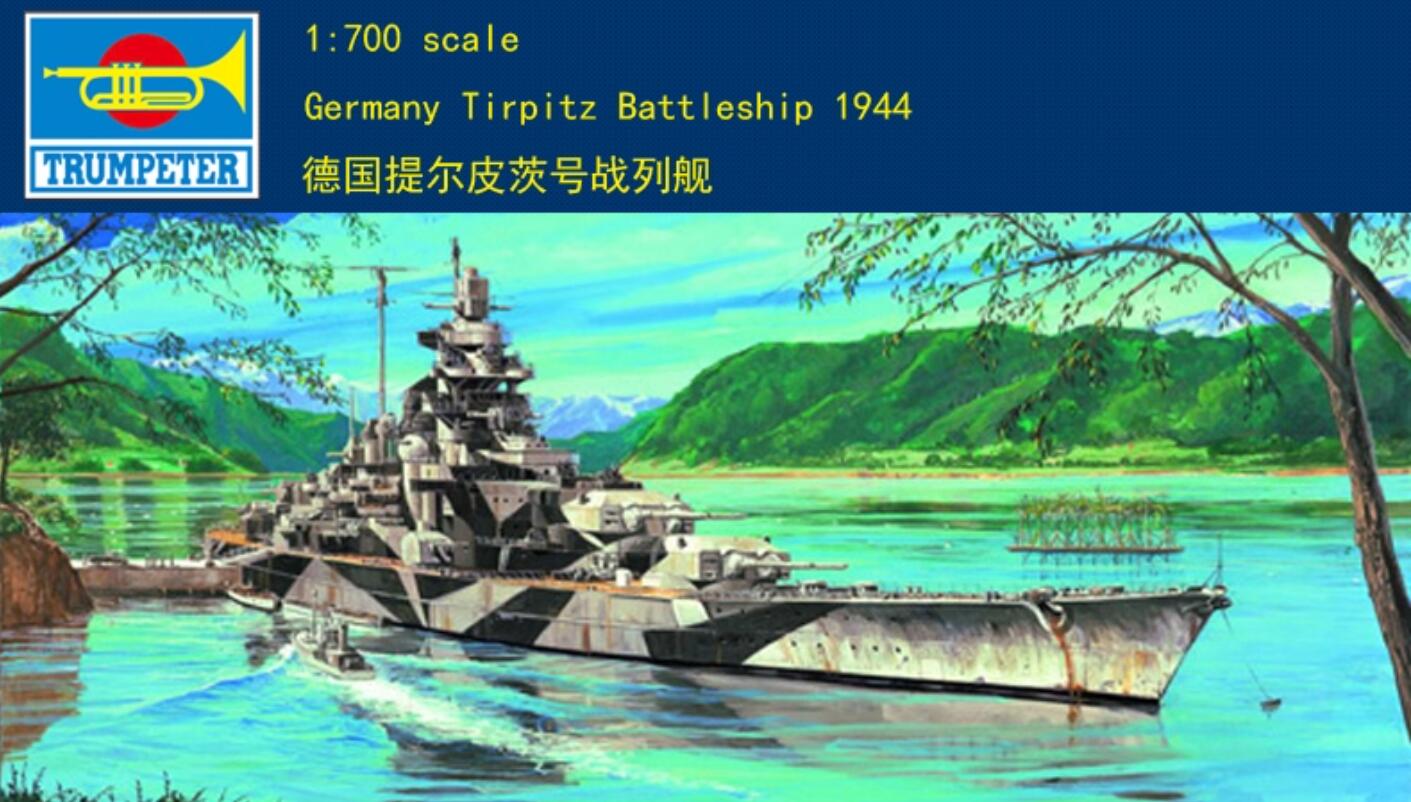 Trumpeter 05712 1/700 German Battleship Tirpitz 1944