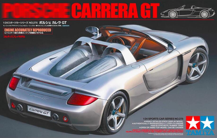 Tamiya 24275 1/24 Scale Model Super Sports Car Kit Porsche Carrera GT 980