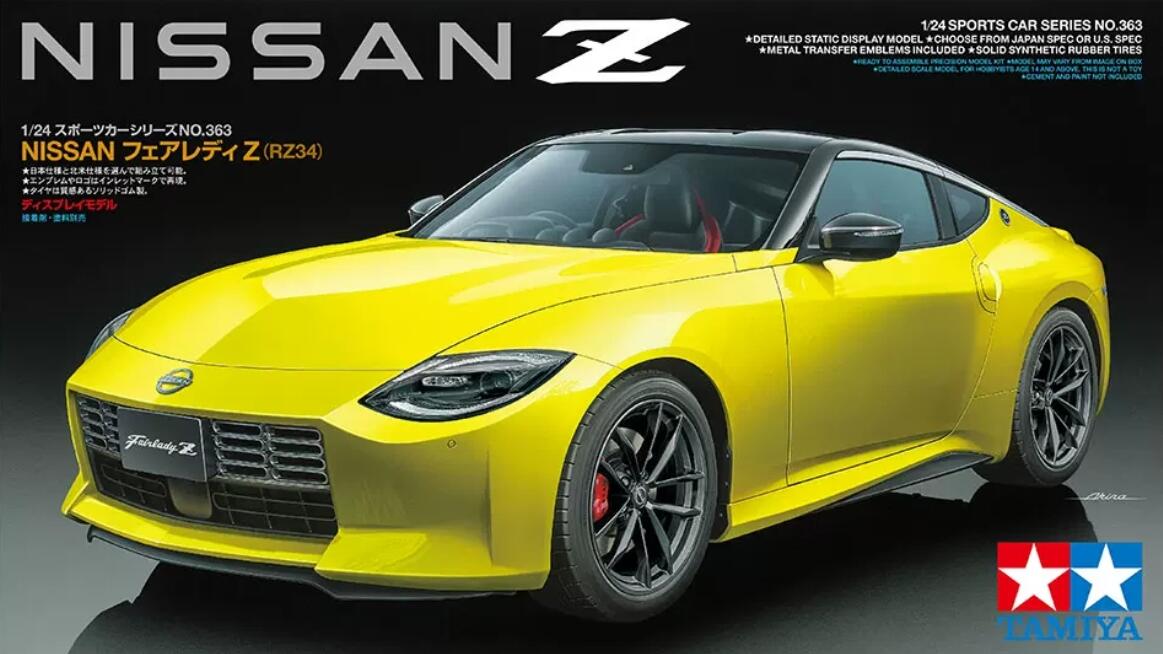 TAMIYA 1/24 Sports Car No.363 NISSAN Fairlady Z RZ34 Plastic Model kit 24363