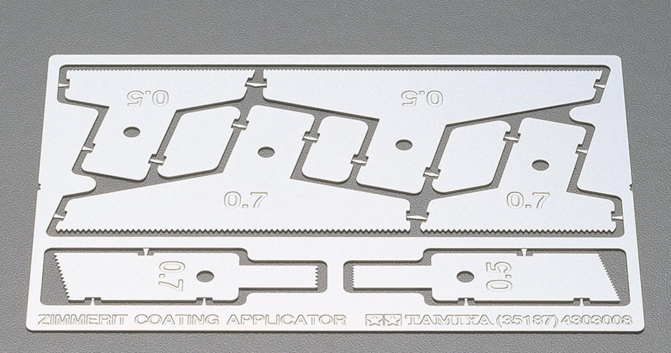 Tamiya 35187 1/35 1/48 Scale Tank Model Zimmerit Coating Photo Etched Applicator