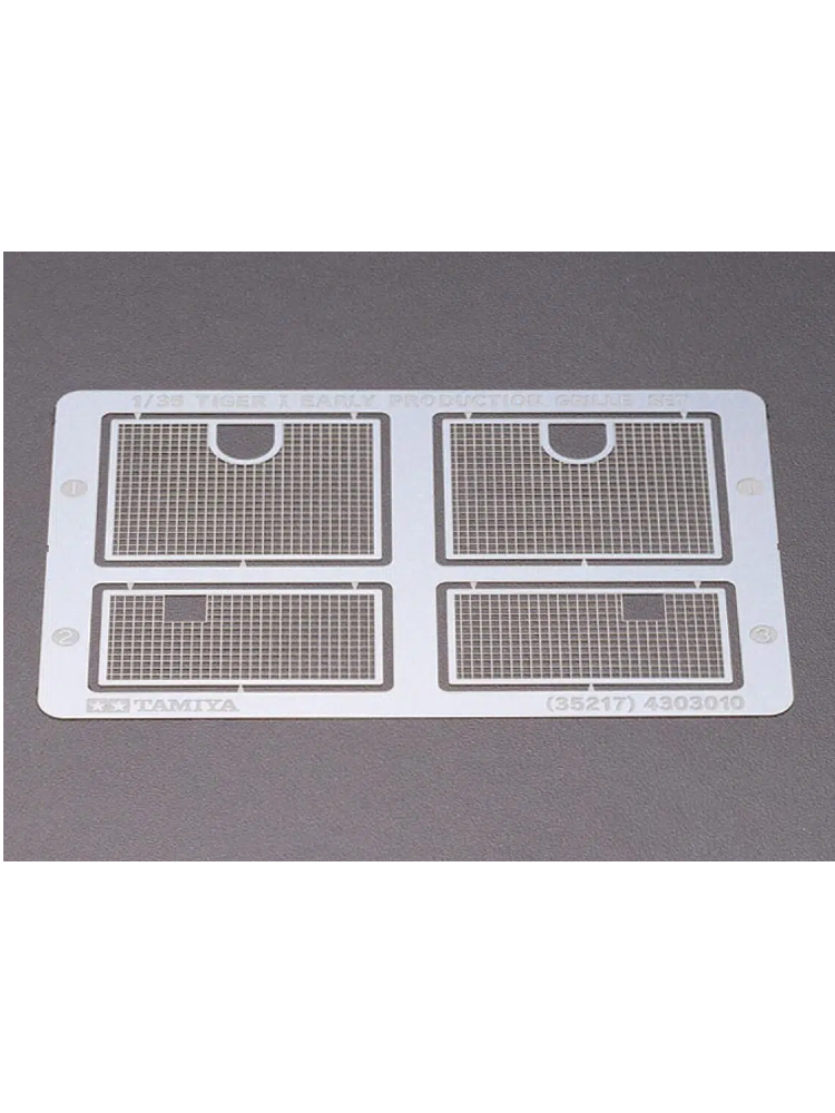 Tamiya 35217 1/35 German Tiger I Early Model Photo Etched Grille Set PE Parts