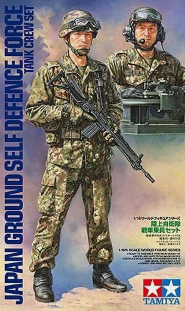 Tamiya 36316 1/16 Military Model Japan Ground Self Defence Force Tank Crew Set