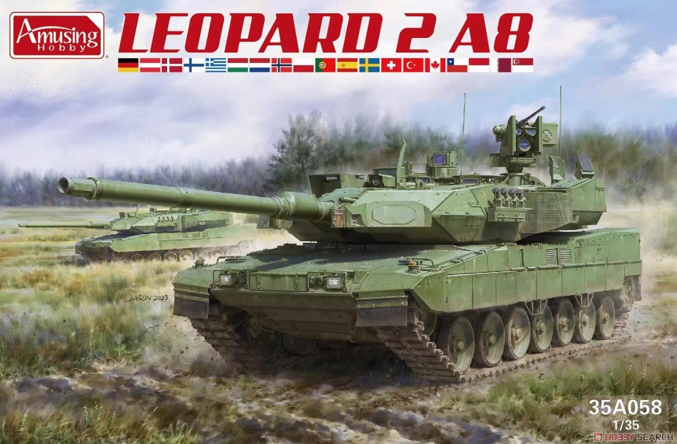 Amusing Hobby 35A058 1/35 Germany Main Battle Tank Leopard 2A8