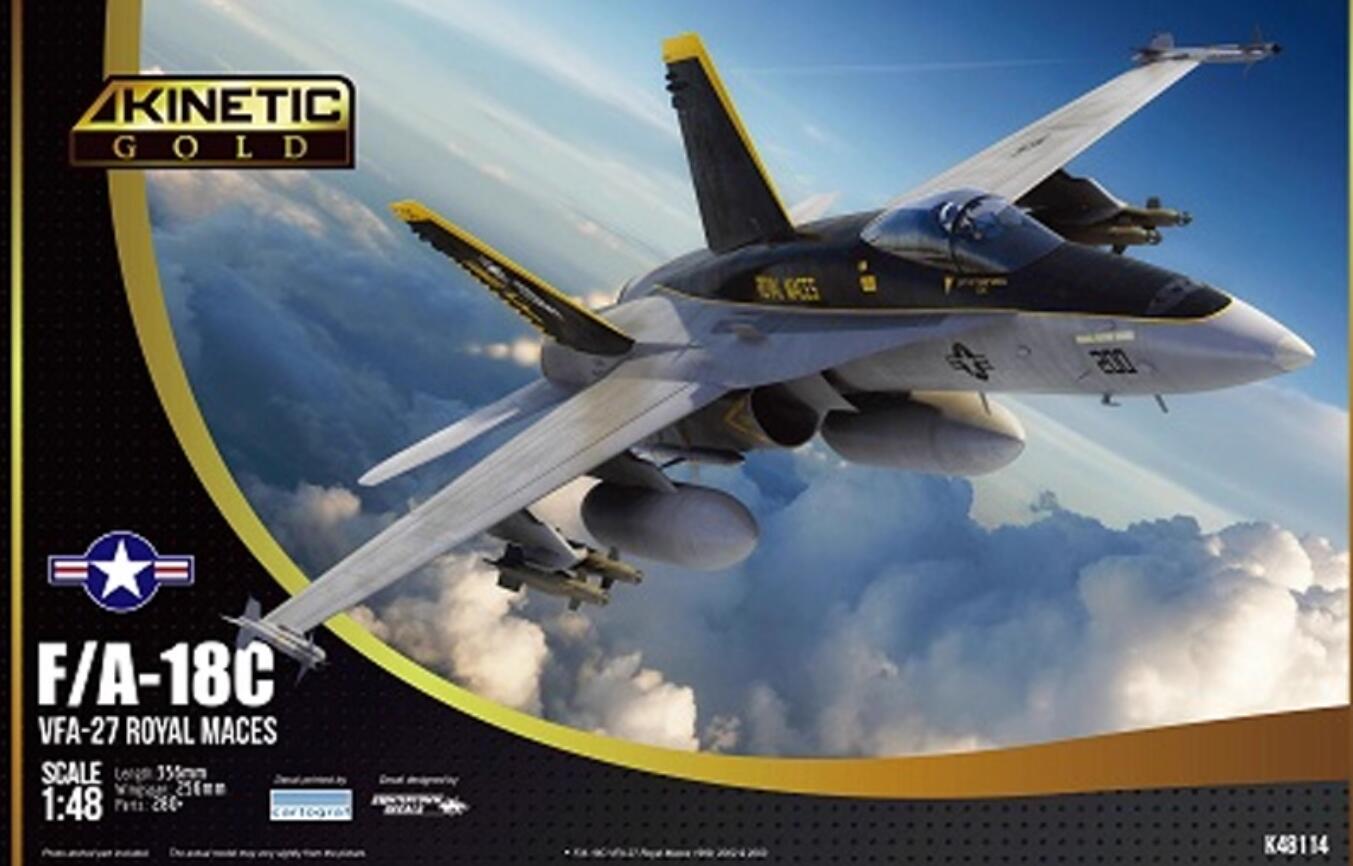 Kinetic #K48114 1/48 F/A-18C VFA-27 Royal Mace