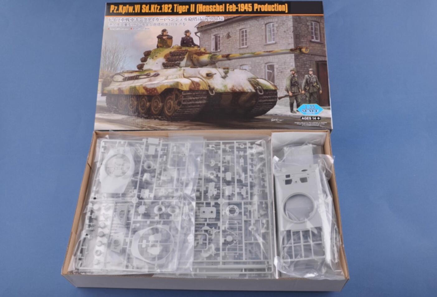 Hobbyboss 84532 1/35 German Sd.Kfz.182 King Tiger Henschel Turret Feb-1945