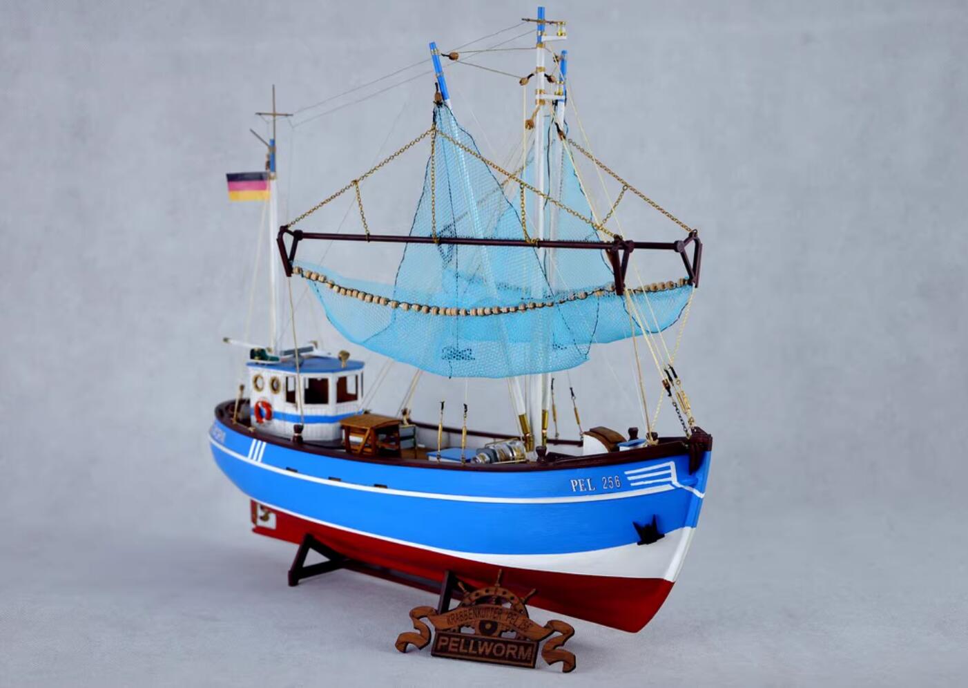 wood ship kit scale 1/48 Pellworm crab fishing boat pel 256 wooden ship model