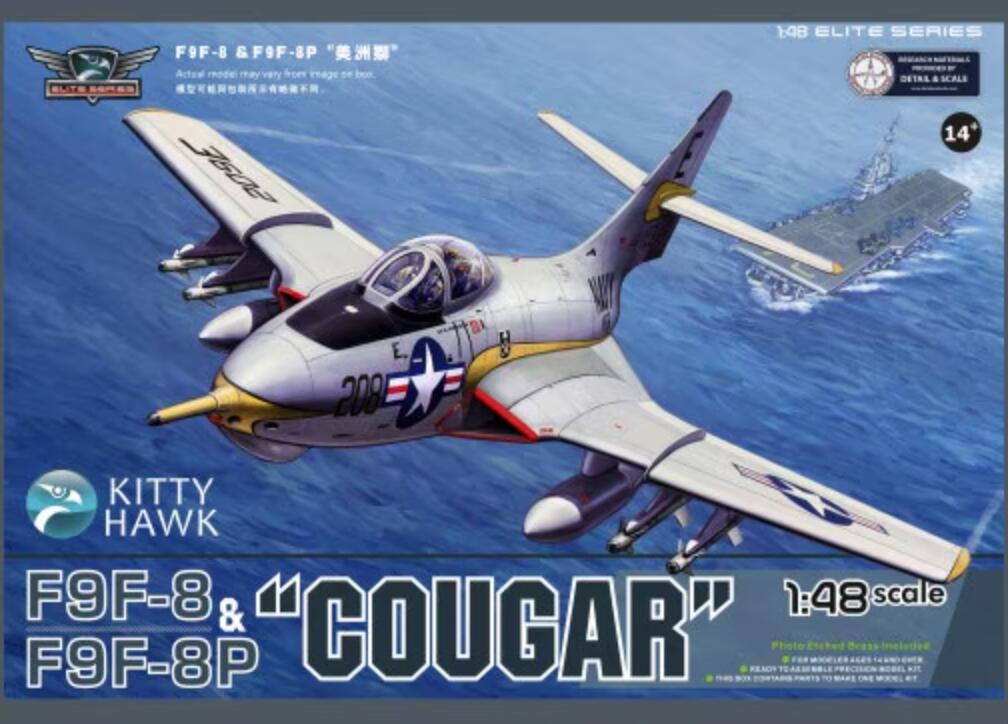 Kitty Hawk KH80127 1/48 F9F-8 & F9F-8P Cougar