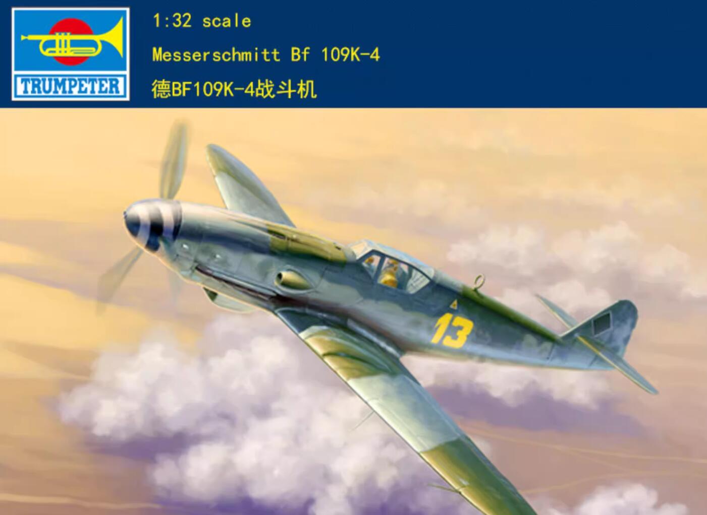 Trumpeter 02299 – 1/32 Scale Messerschmitt Bf 109K-4