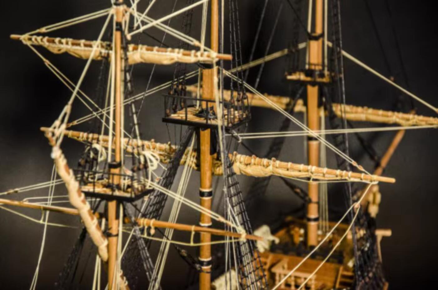 Model ship kits 1/48 scale Black Pearl model ship kit large scale