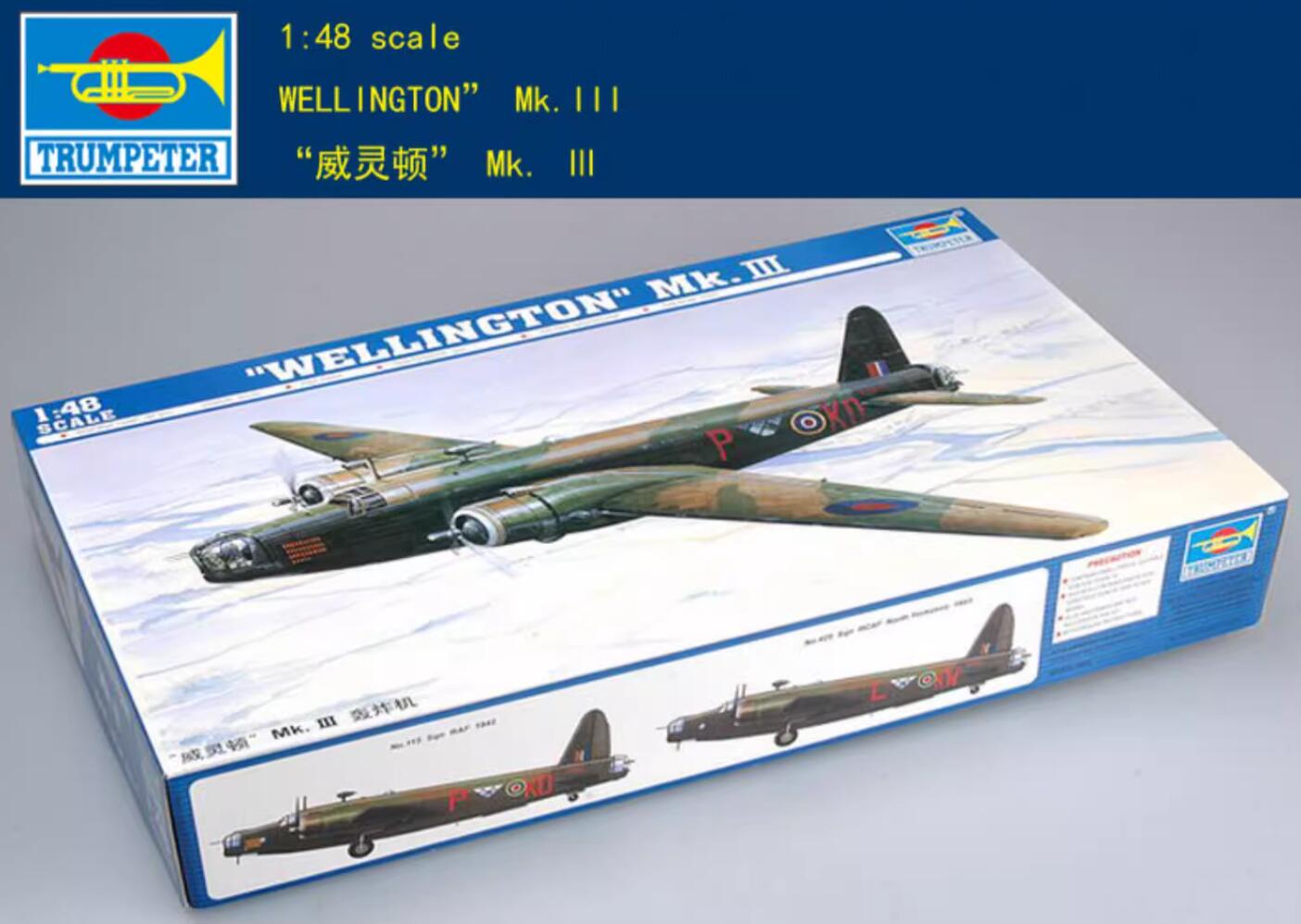 Trumpeter 02823 1/48 Wellington Mk. III