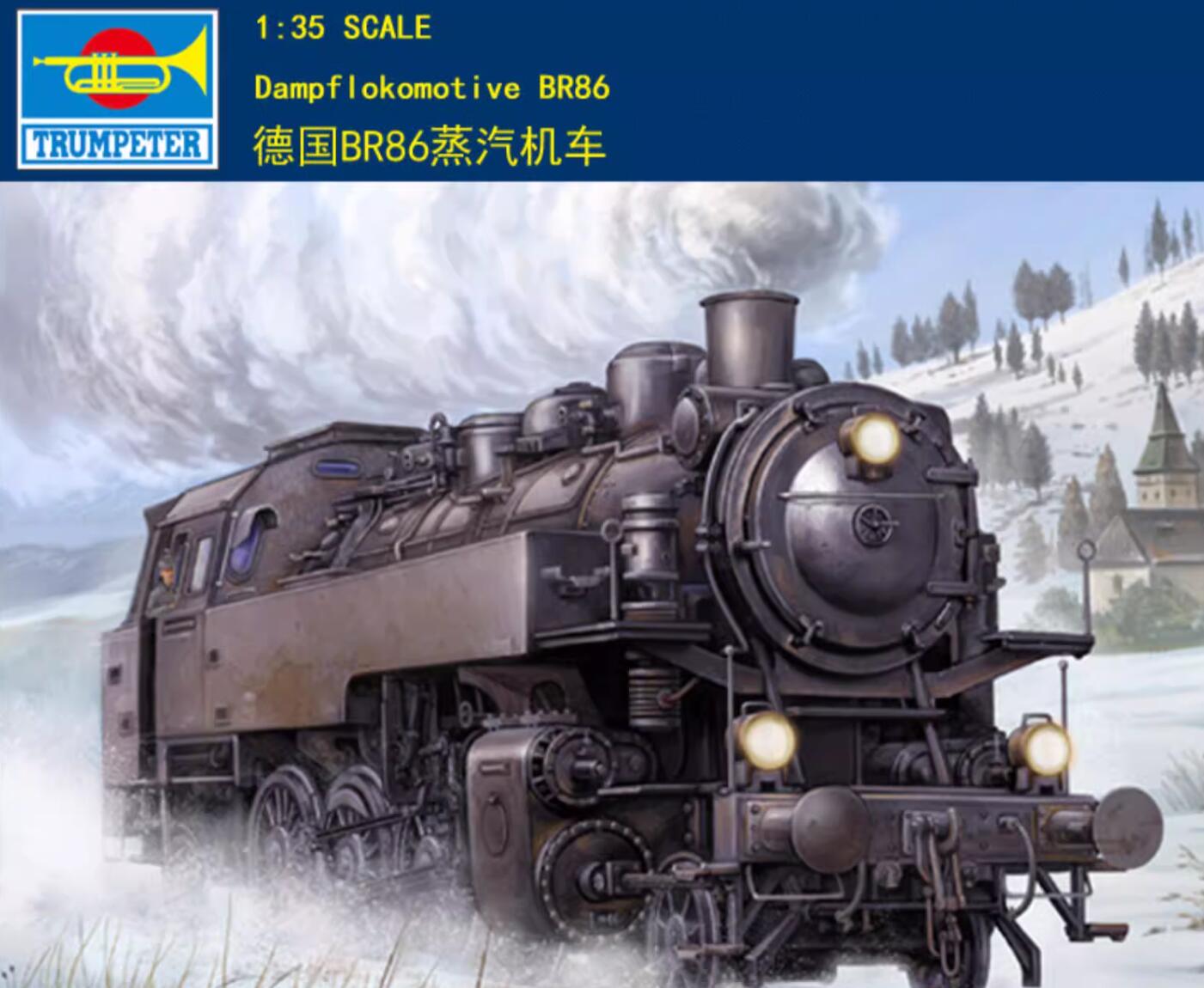 Trumpeter 1/35 00217 German Dampflokomotive BR86