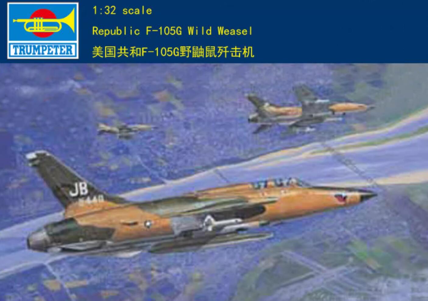 Trumpeter 02202 1/32 Republic F-105G Wild Weasel