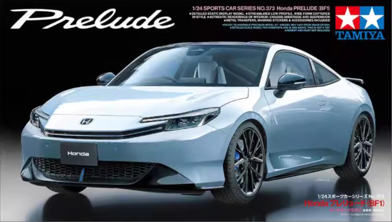 Tamiya 24373 1:24 2025 Honda Prelude BF1 Sports Car Plastic Model Kit