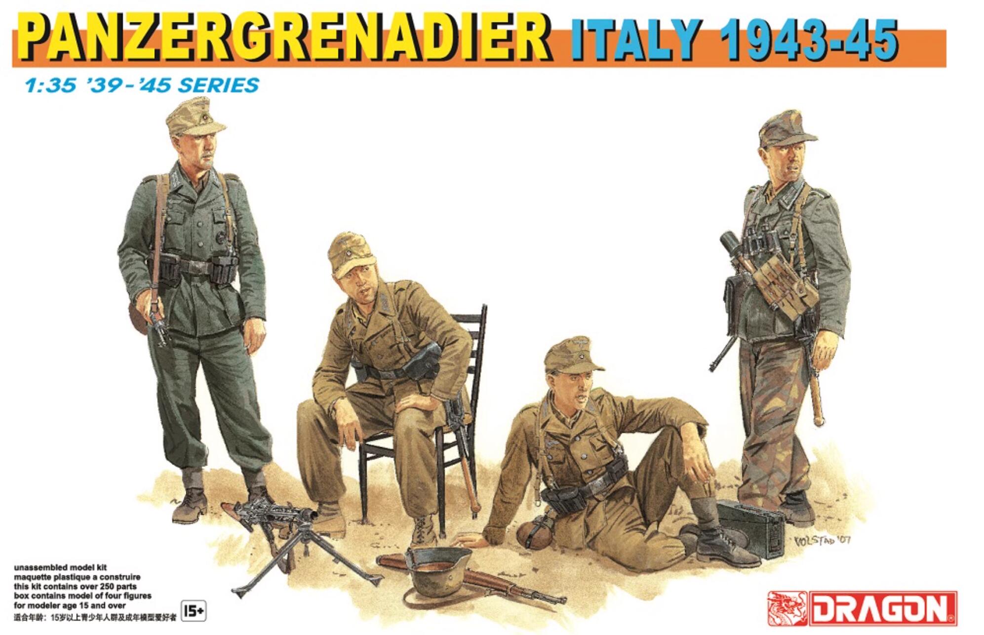 Dragon 6348 1/35 Panzergrenadier Italy 1943-45 model kit