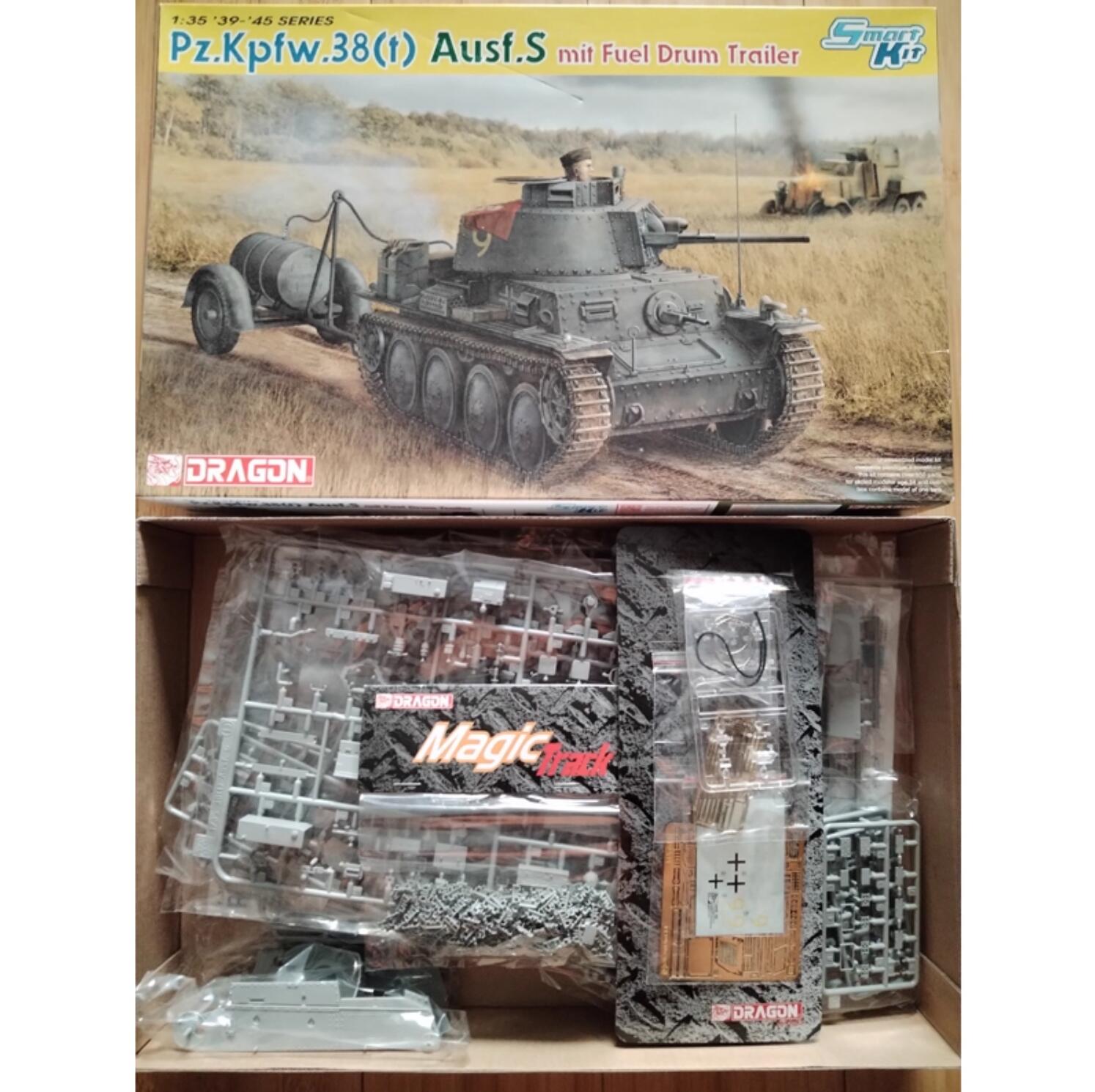 Dragon 1/35th Scale Pz Kpfw 38(t) Ausf S Parts Tree P from Kit No. 6435