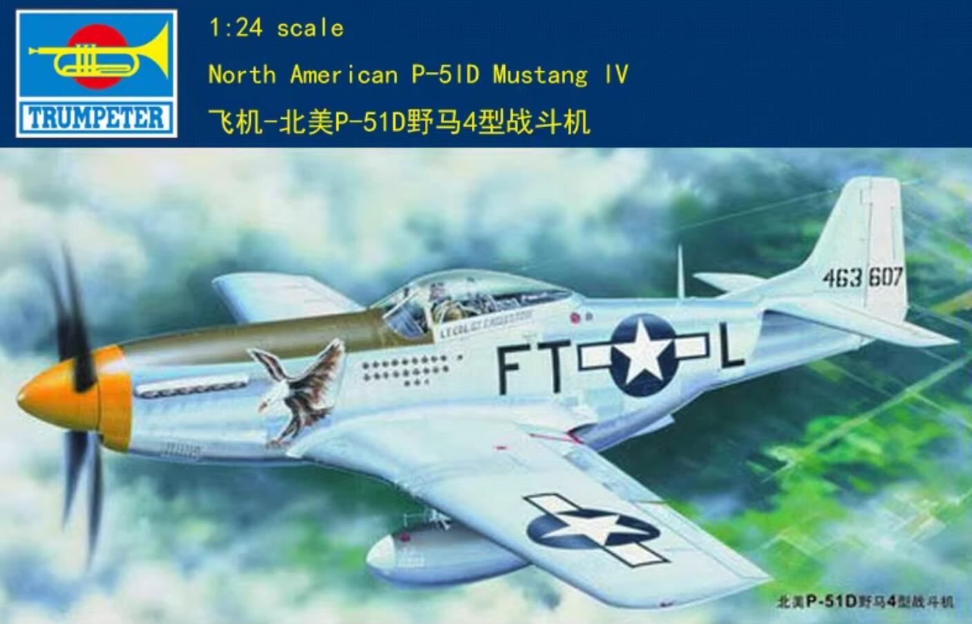 Trumpeter 1/24 02401 North American P-51D Mustang IV