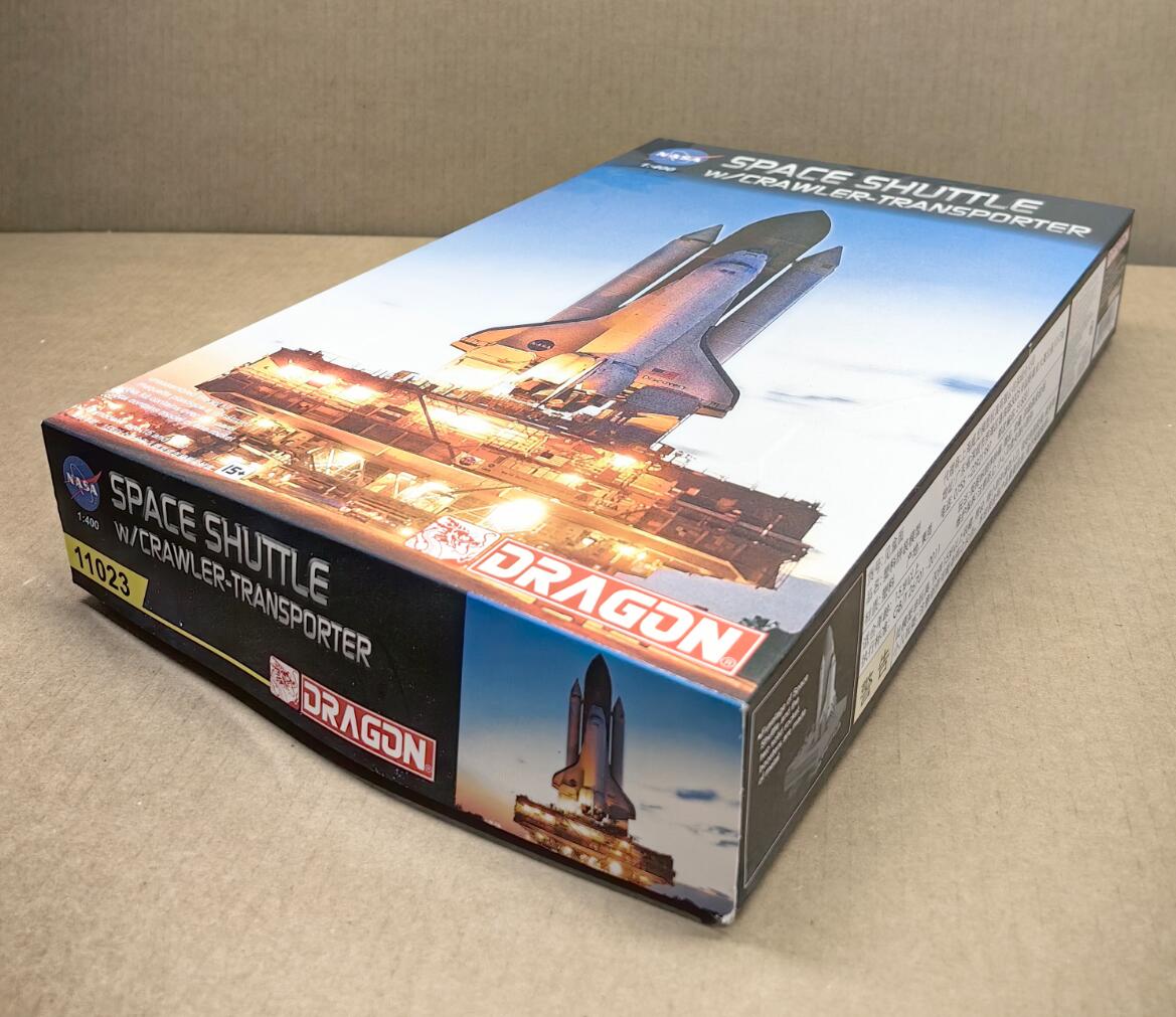 Dragon 1/400 Space Shuttle Plastic Model Kit w/ Crawler Transporter NASA #11023