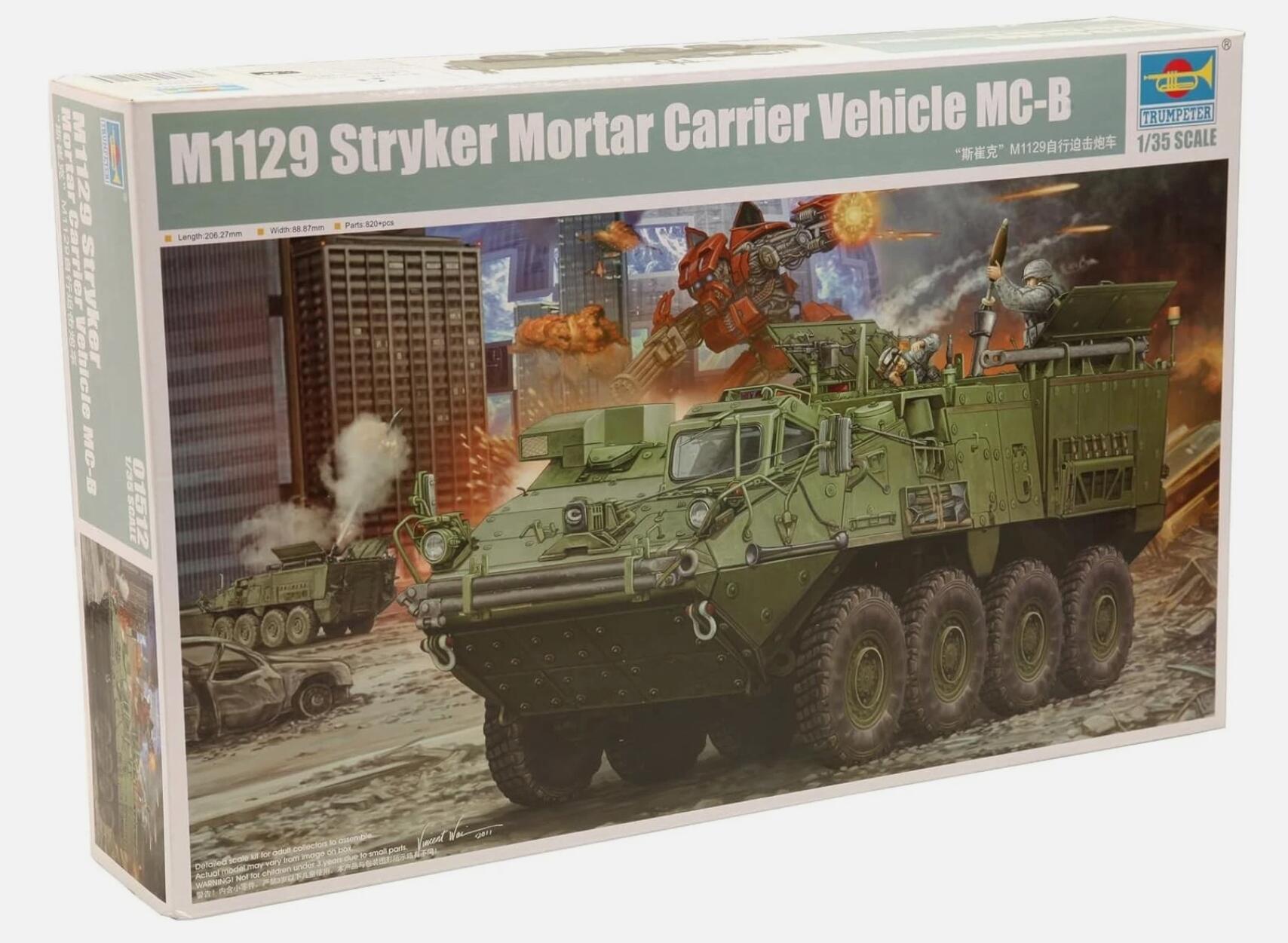 Trumpeter 1/35 01512 M1129 Stryker Mortar Carrier Vehicle