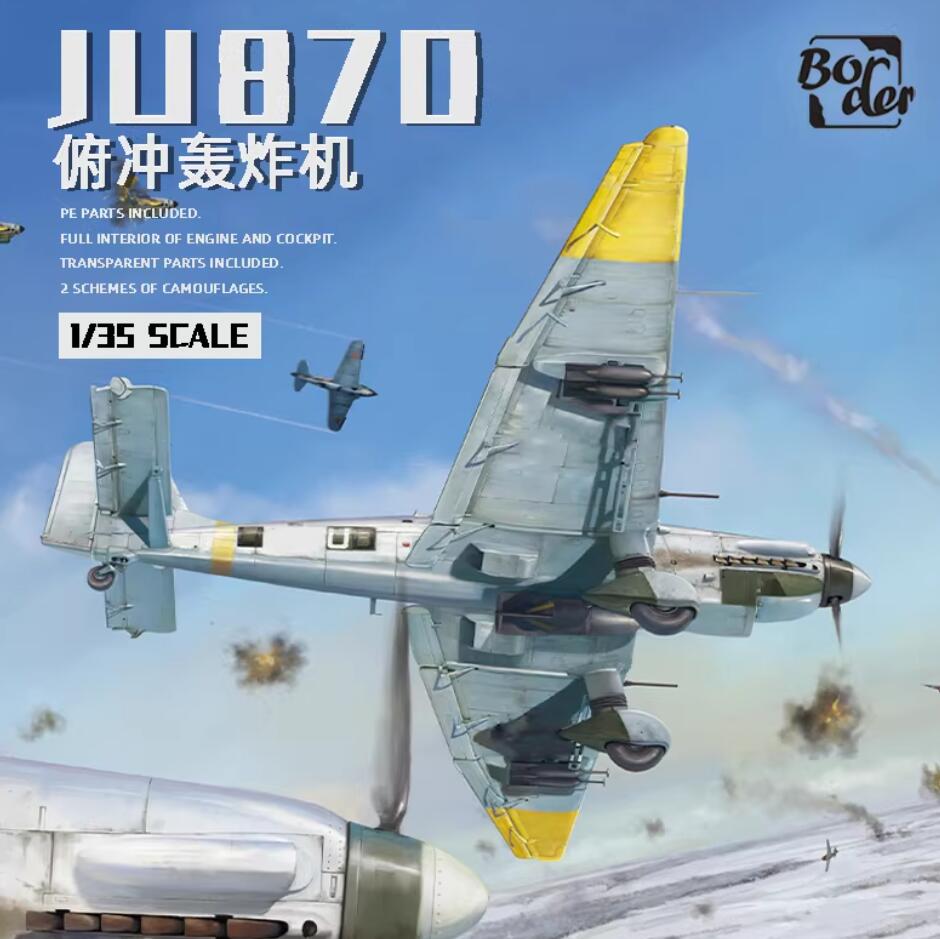 Border 1/35 BF-012 Germany Junkers Ju 87 D5 Stuka Bomber Model Kit