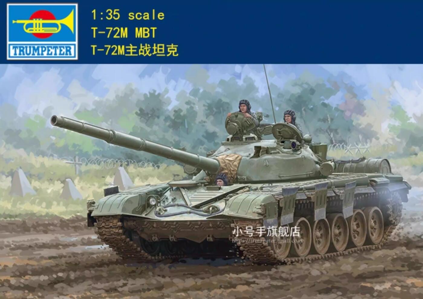 Trumpeter 09603 1/35 Scale T-72M MBT Model Kit