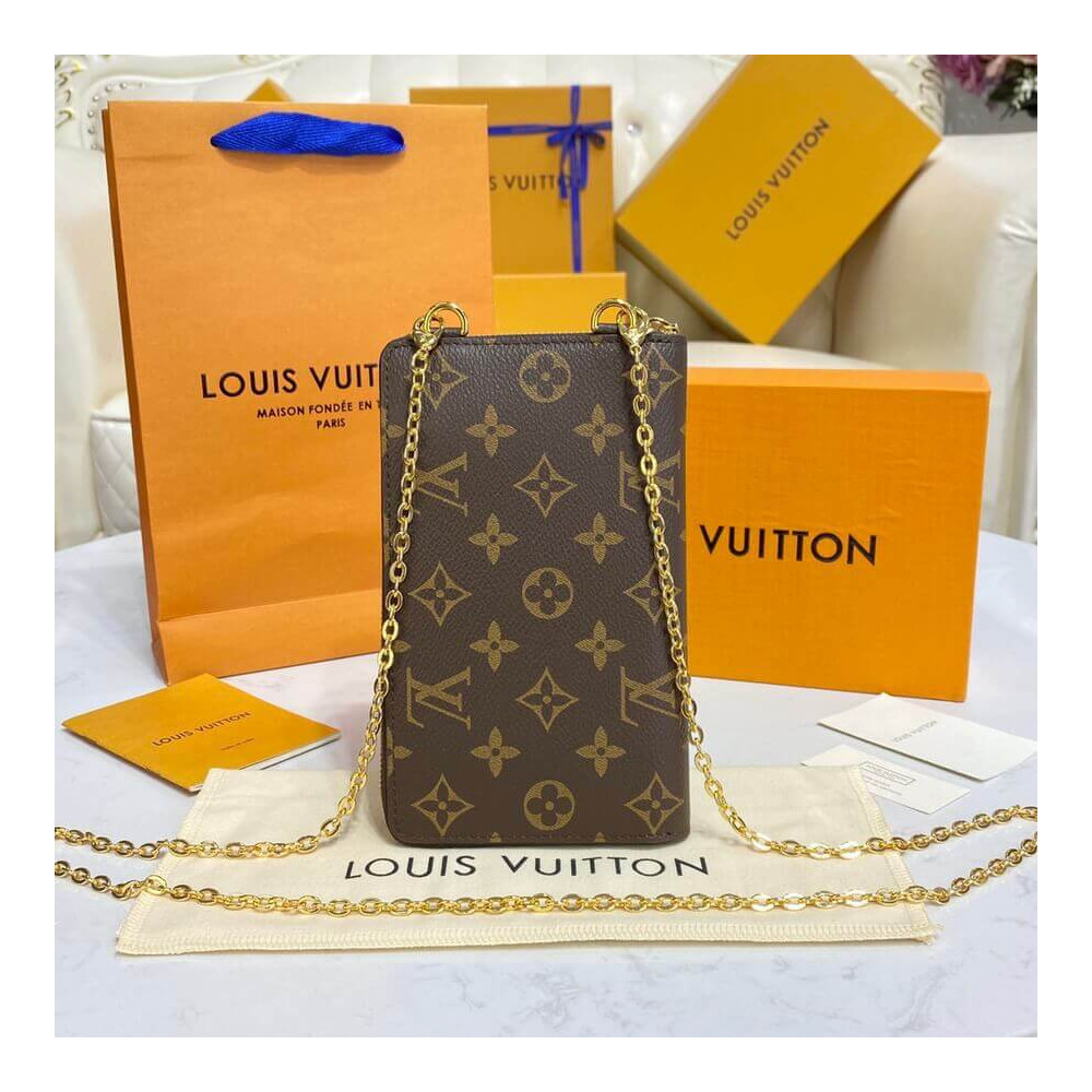 Replica Louis Vuitton Vertical Zippy Wallet Metis