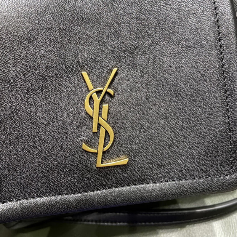 Replica Saint Laurent Nolita Mini Leather Shoulder Bag 672738 Black