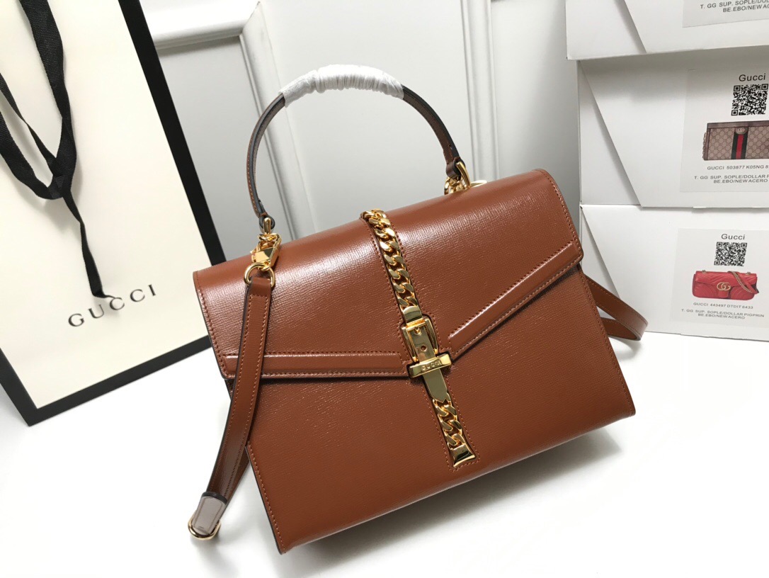 Replica Gucci Sylvie 1969 Small Top Handle Bag