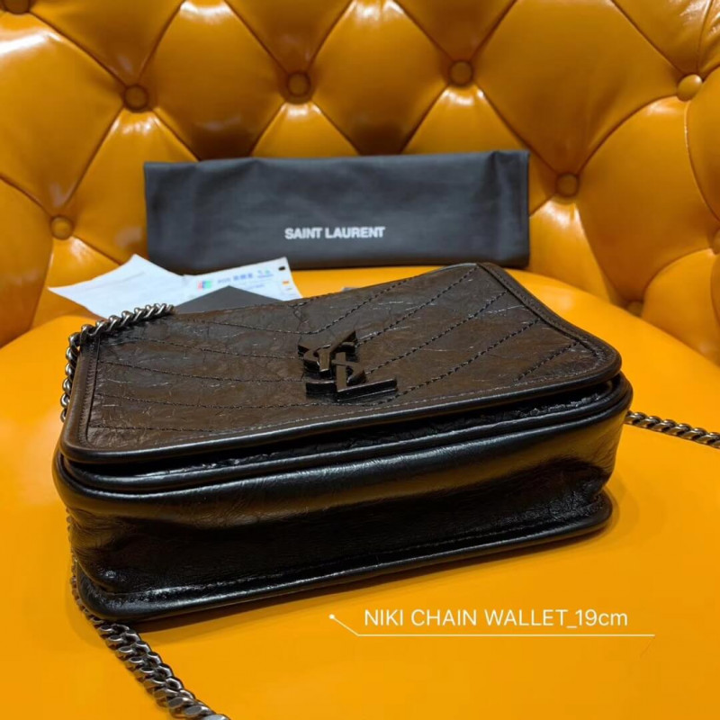 Replica Saint Laurent Niki Chain Wallet Shoulder Bag 583103