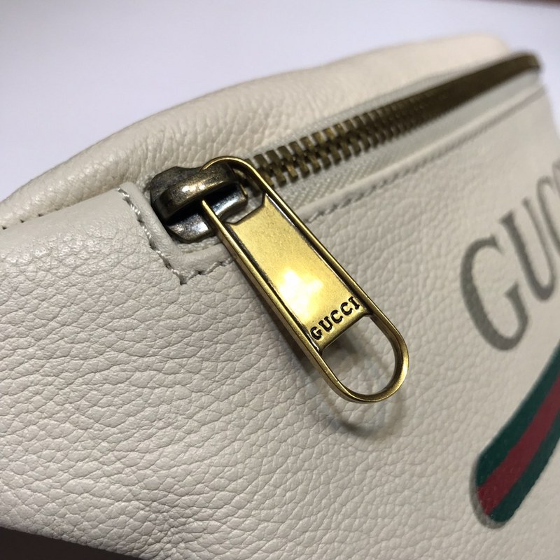 Replica Gucci Small Belt Bag 527792 Black/White