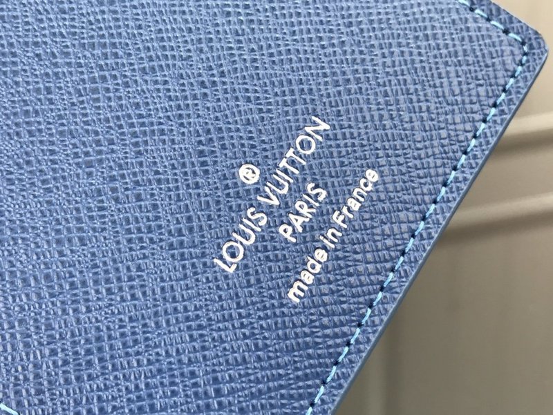 Replica Louis Vuitton Brazza Wallet Blue Sky