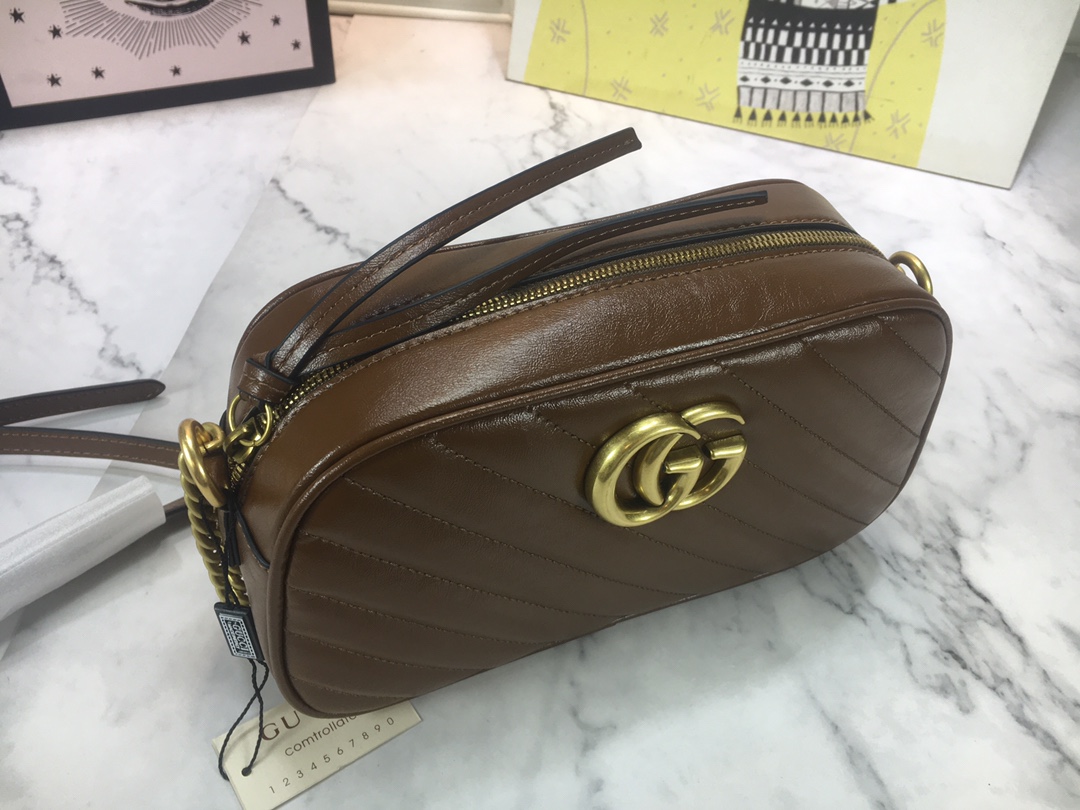 Replica Gucci Marmont Small Matelasse Shoulder Bag 447632