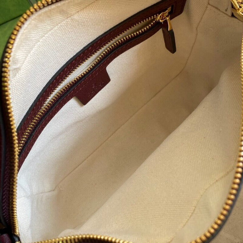 Replica Gucci Horsebit 1955 Small Bag In Burgundy 645454