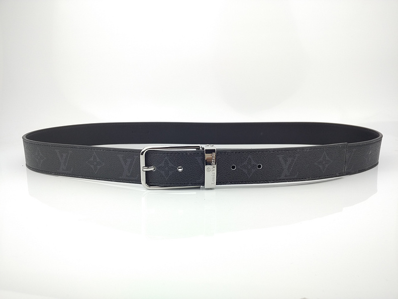 Replica Louis Vuitton Belt L161-80 35Mm Silver