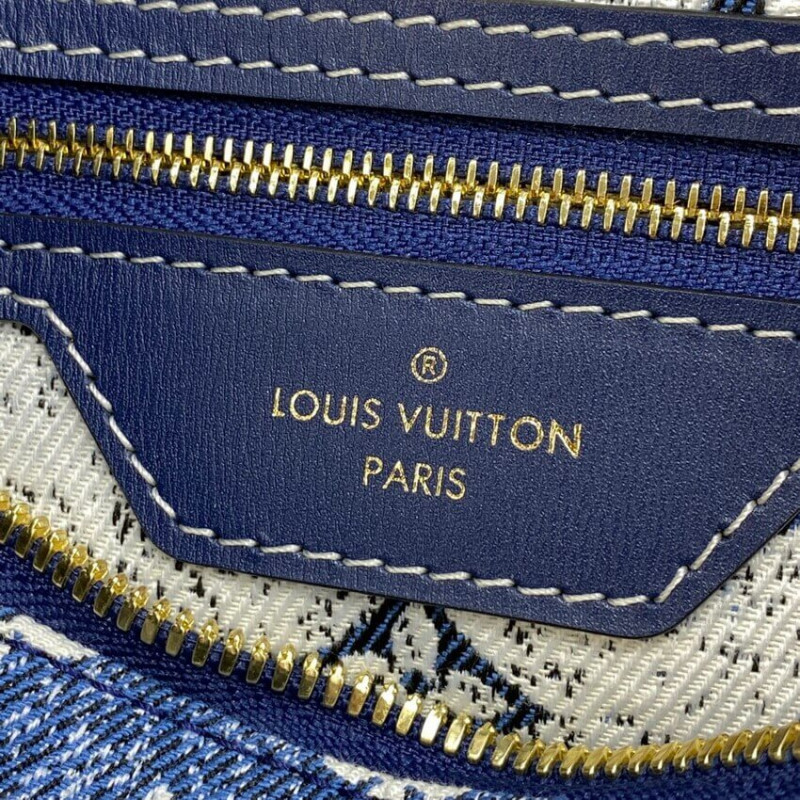 Replica Louis Vuitton Monogram Jacquard Denim Speedy Bandouliere 25 M59609