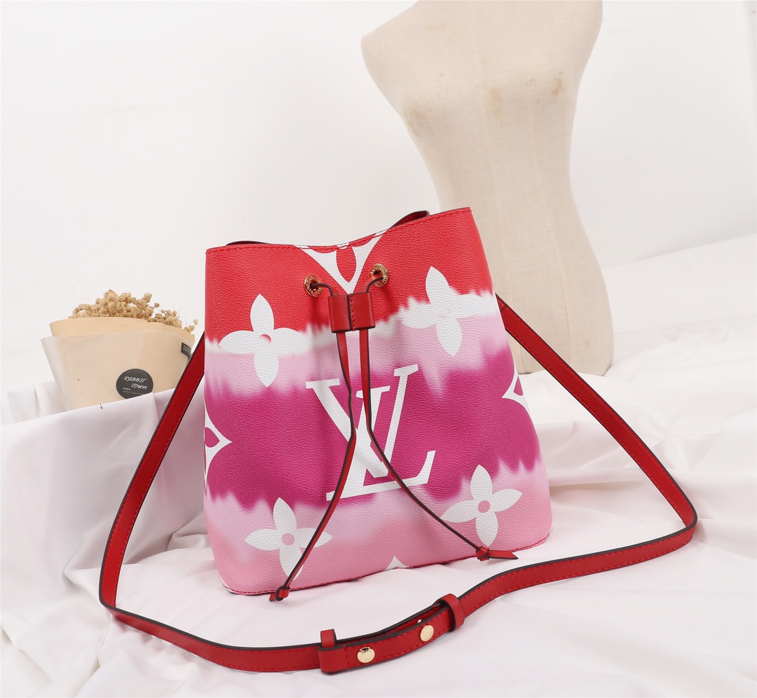 Replica Louis Vuitton Escale Neonoe Mm Pink/Blue/Red