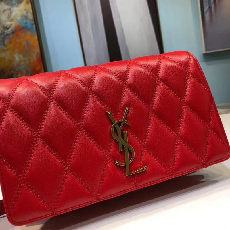 Replica Saint Laurent Ysl Angie Chain Bag In Quilted Lambskin 568906