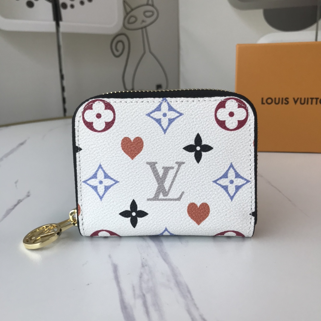 Replica Louis Vuitton Game On Zippy Coin Purse M80305 Black/White