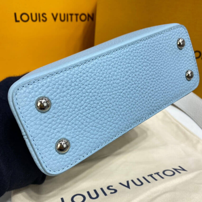Replica Louis Vuitton Taurillon Leather Capucines Mini M57519
